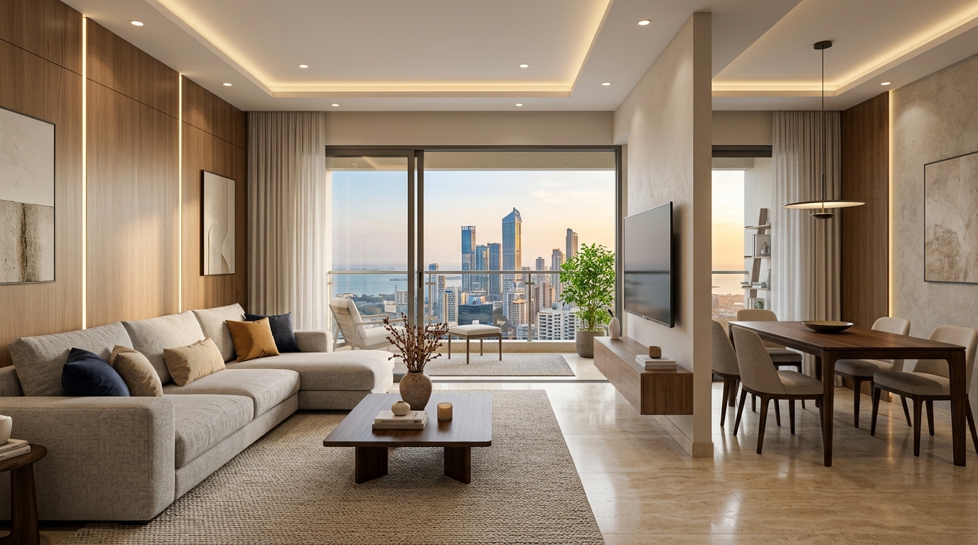 3 BHK + 2T (Big Balcony) Layout Plan